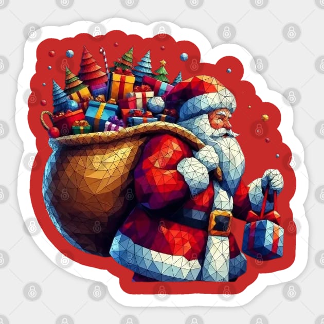 Christmas Santa gifts Sticker by fadinstitute